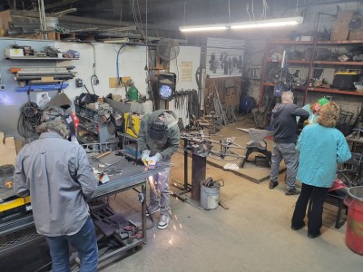 A metalwork workshop